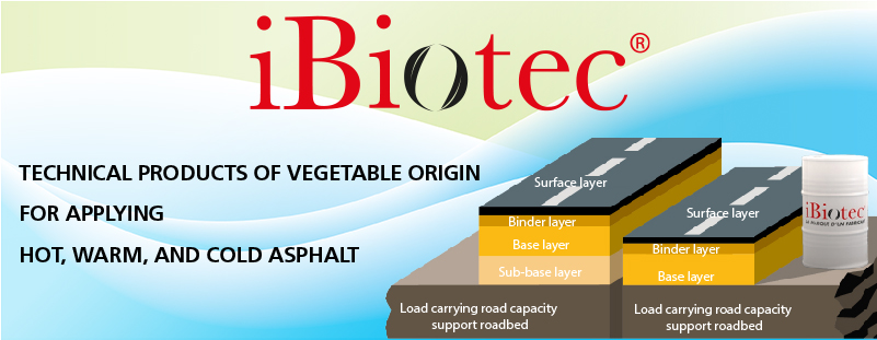IBIOTEC SOLVETAL® AC 100 – 100% vegetable-based bitumen anti-stick agent